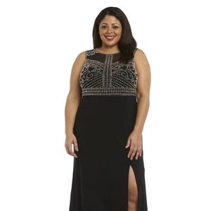 Morgan & Co Plus Size Evening Gown